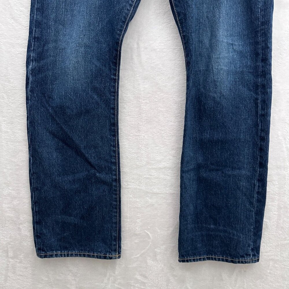 Polo by Ralph Lauren Men’s Slim Straight Jeans - Dark Blue Denim - Picture 10 of 13